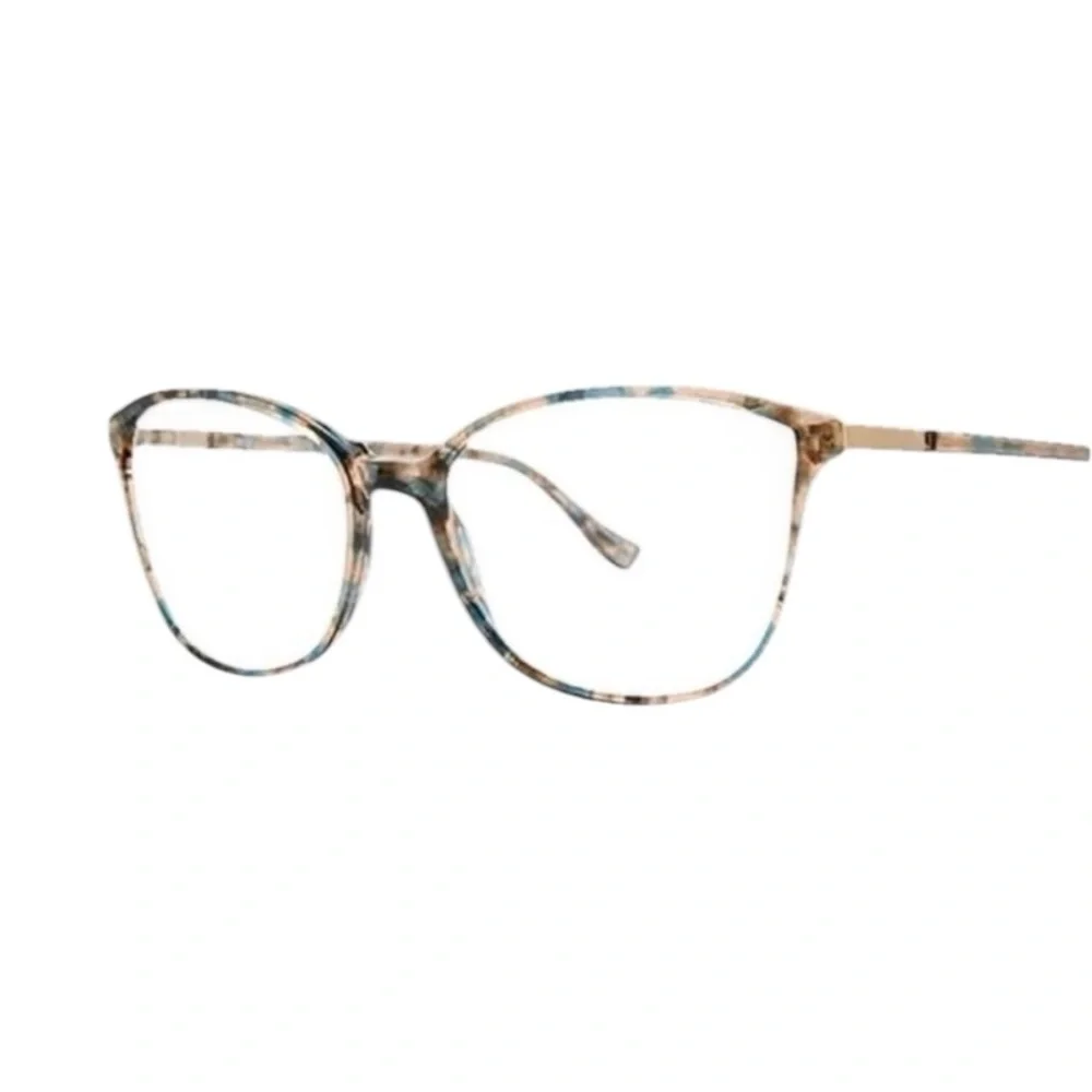 KENSIE Eyeglasses Frame LOW KEY 52/17/135 Tortoise Turquoise FLEX HINGE